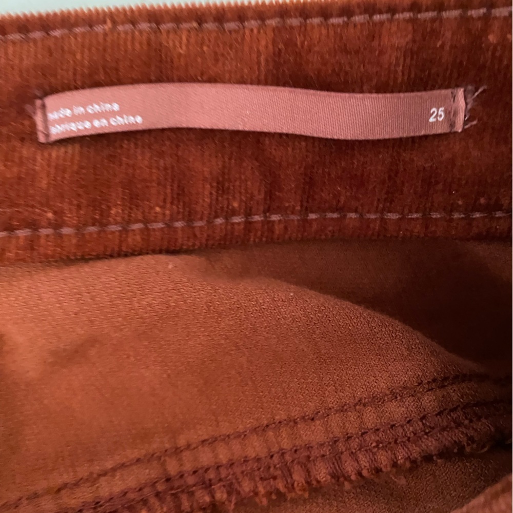 Pilcro Rust high waisted Straight Leg Pants autumn - Picture 7 of 10